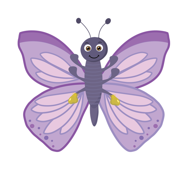 Pretty Butterfly mascot
