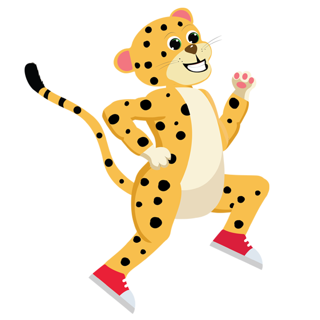 Speedy Cheetah mascot