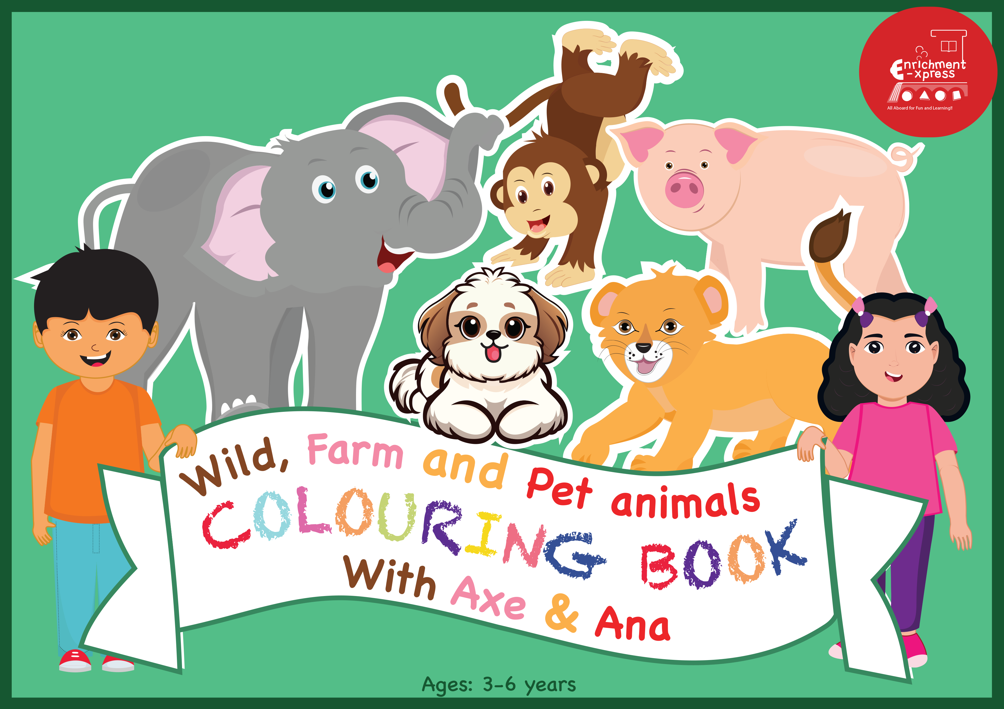 Colouring book cover 1