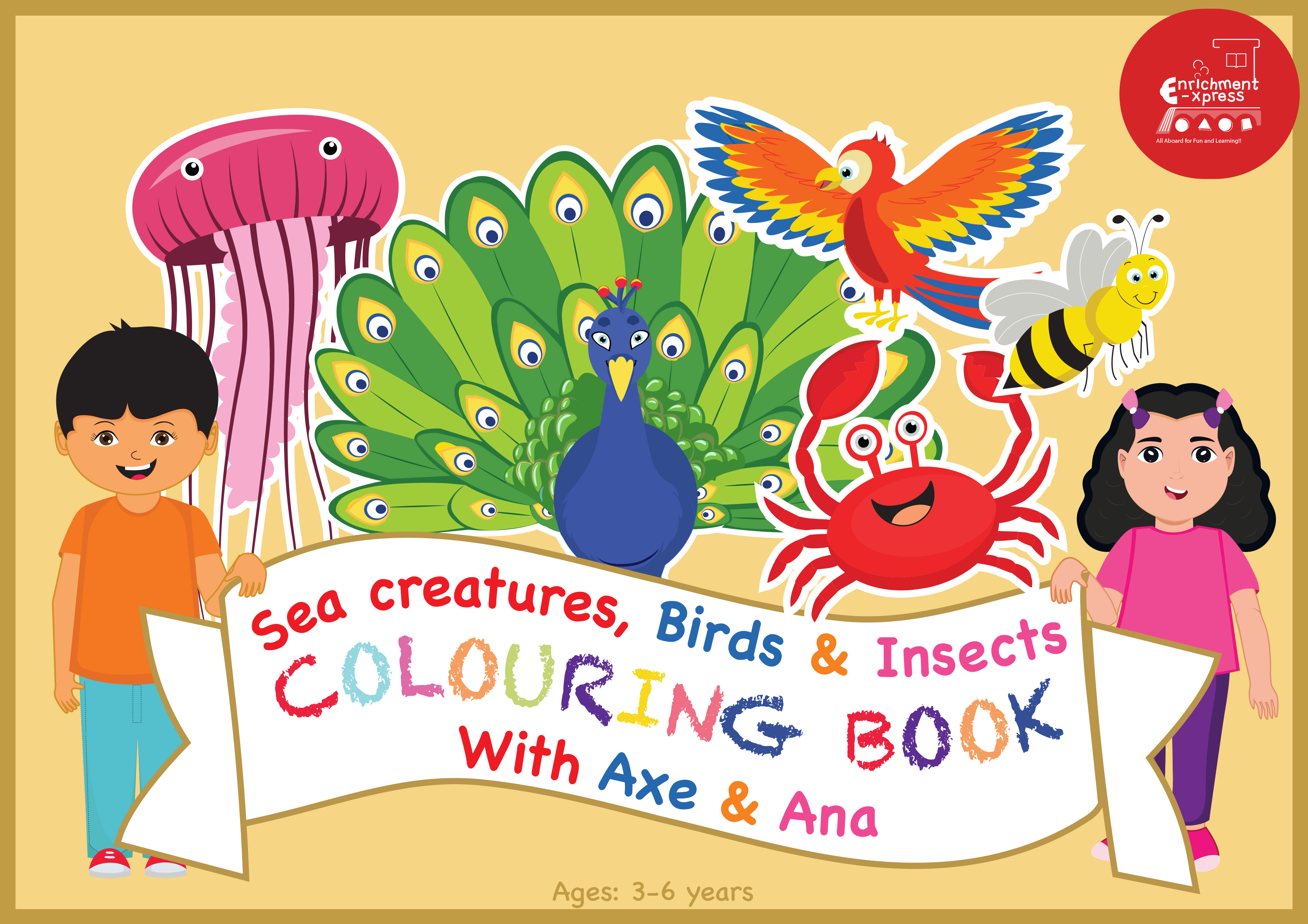 Colouring book cover 4
